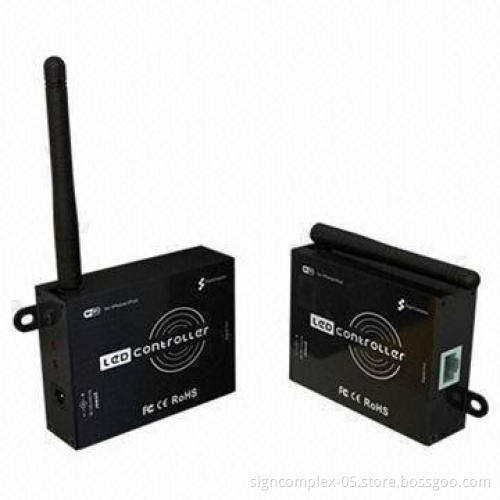 LED Lighting Controllers with RJ-45 Interface for Output and Free Software Download from Apple Store